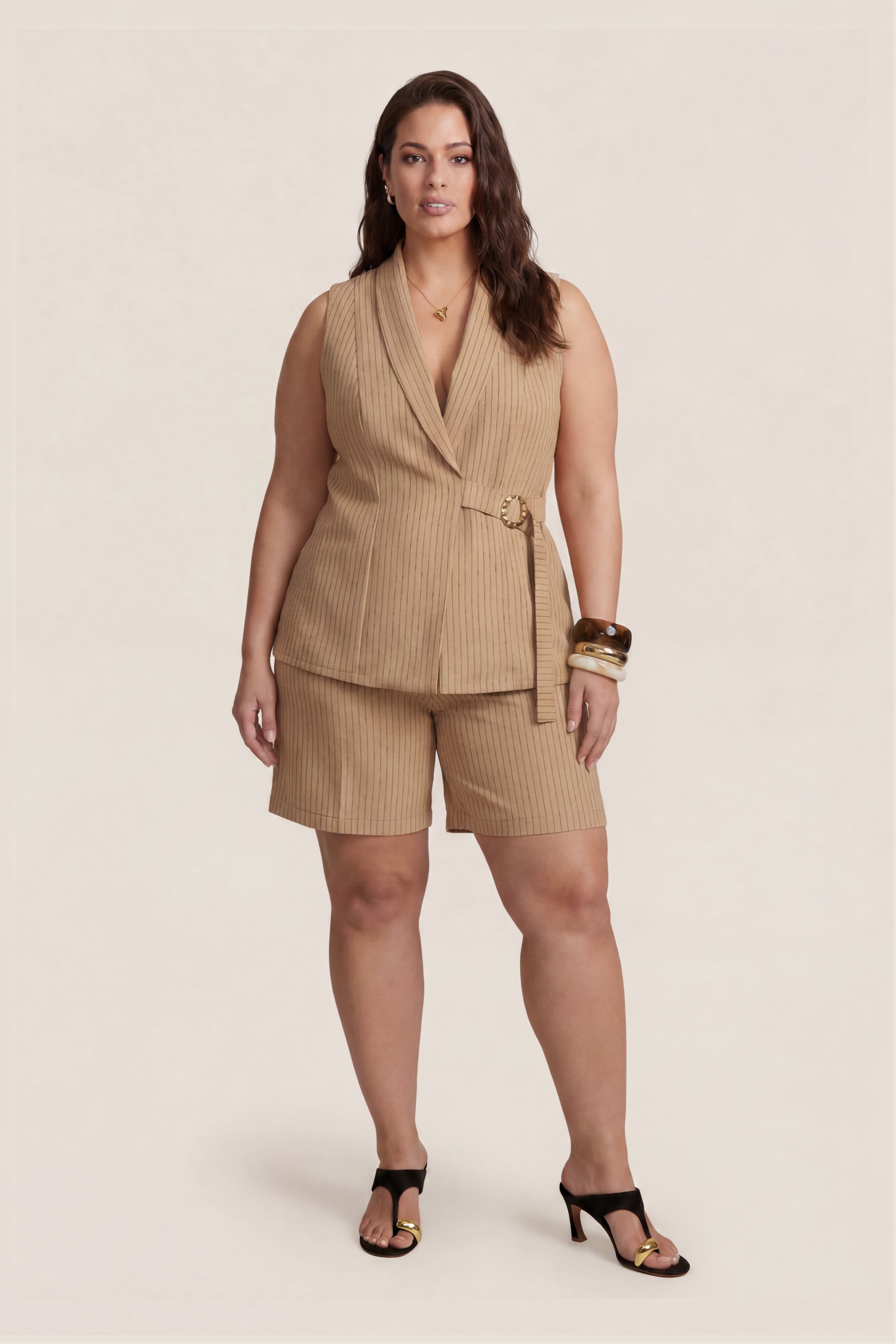 Look 5 da coleção Sprezzatura Essence All Curves, moda plus size
