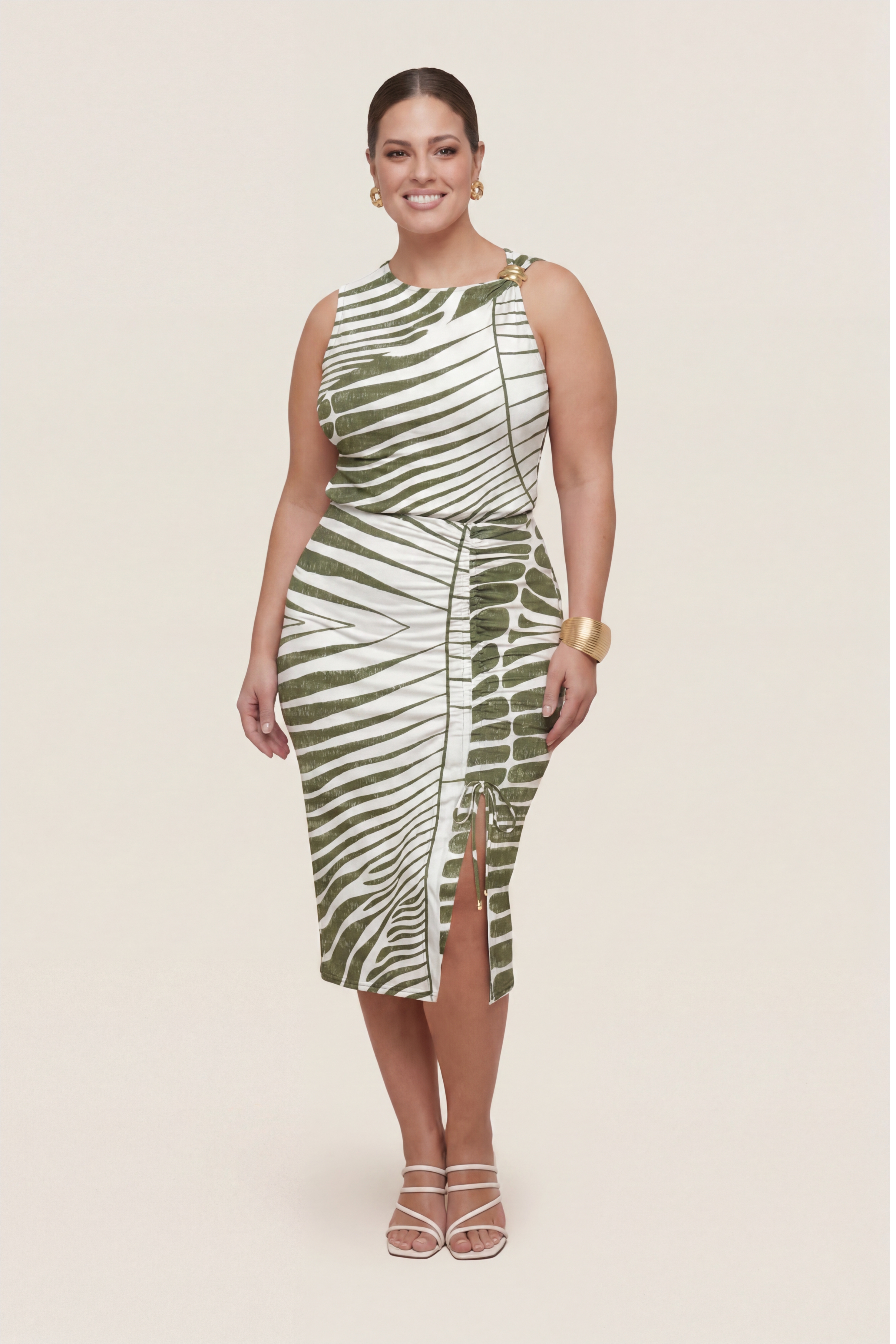 Look 14 da coleção Sprezzatura Essence All Curves, moda plus size